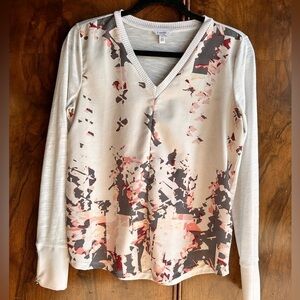 Calvin Klein Long Sleeve Lightweight Top Size Small